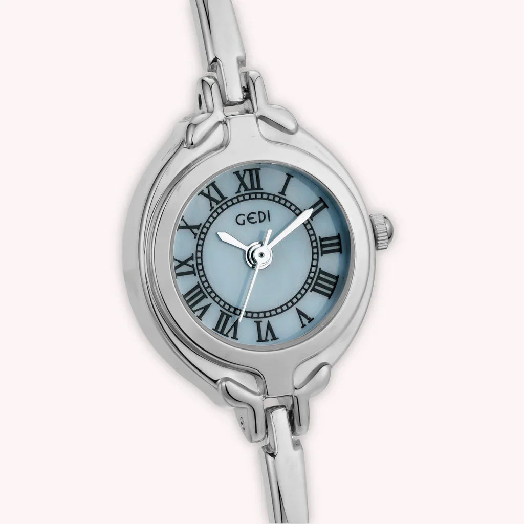 "Juliette" Blue Silver