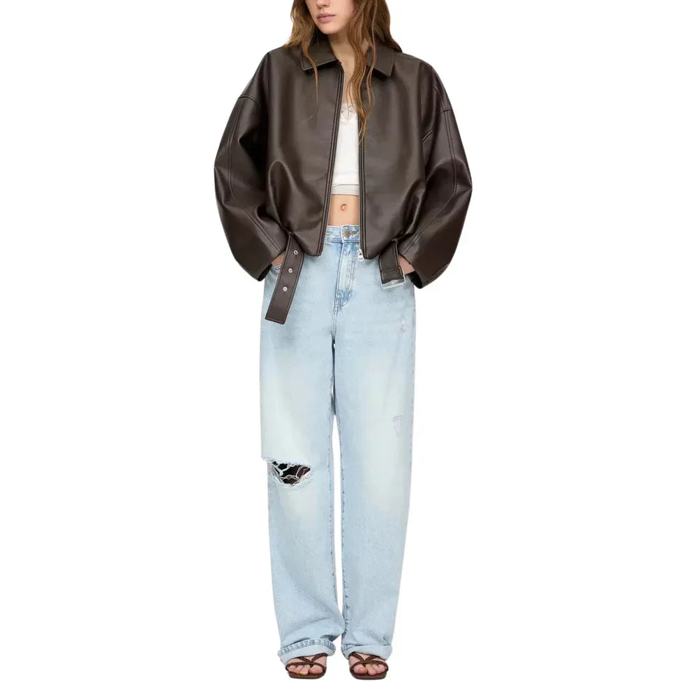 "Liana" Lederjacke