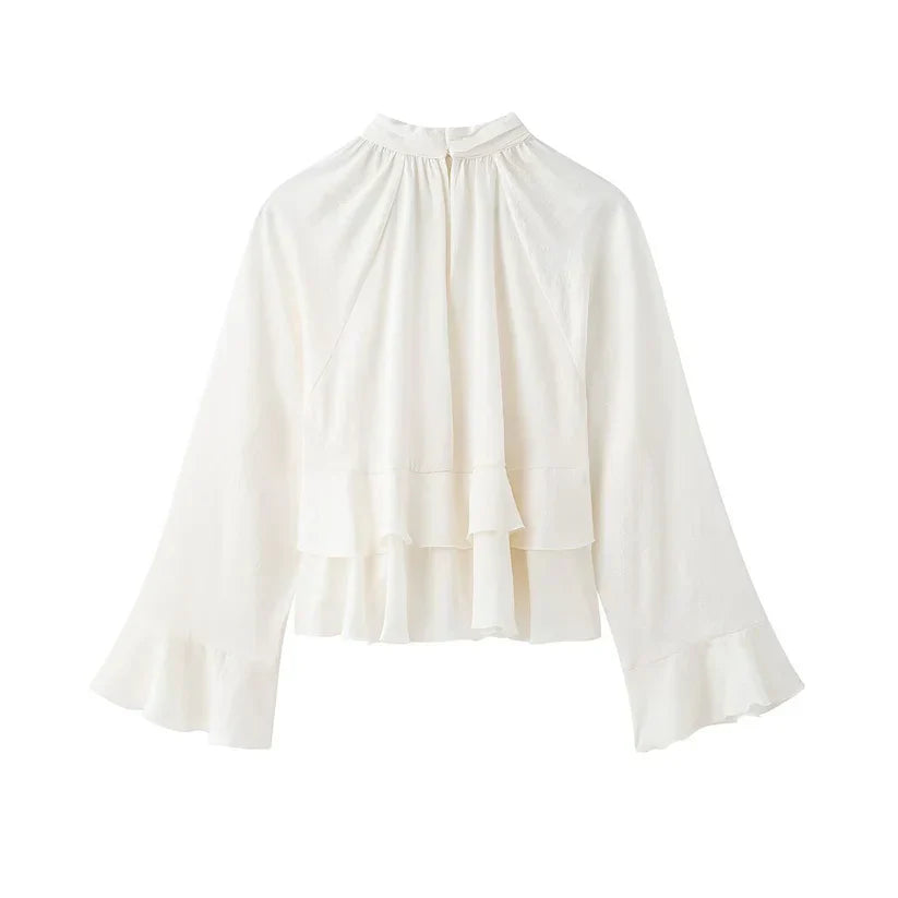 "Boho" Rüschenbluse