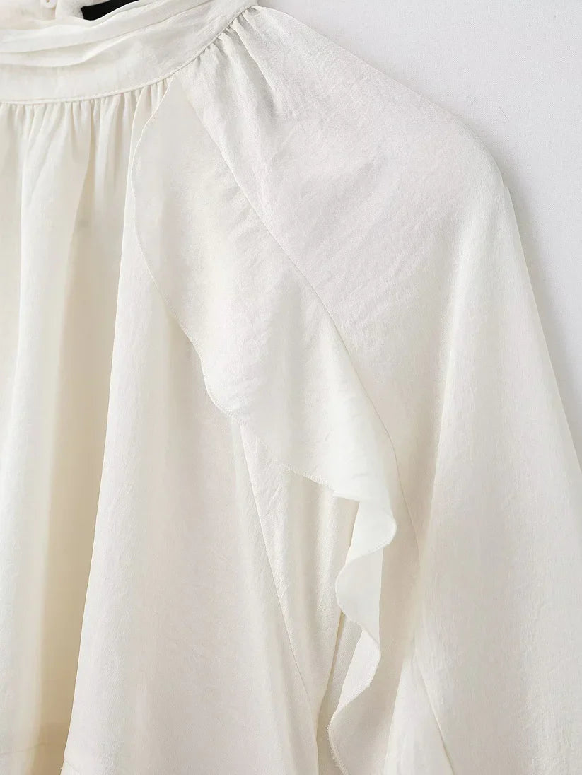 "Boho" Rüschenbluse