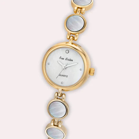 "Hazel" Pearl Gold
