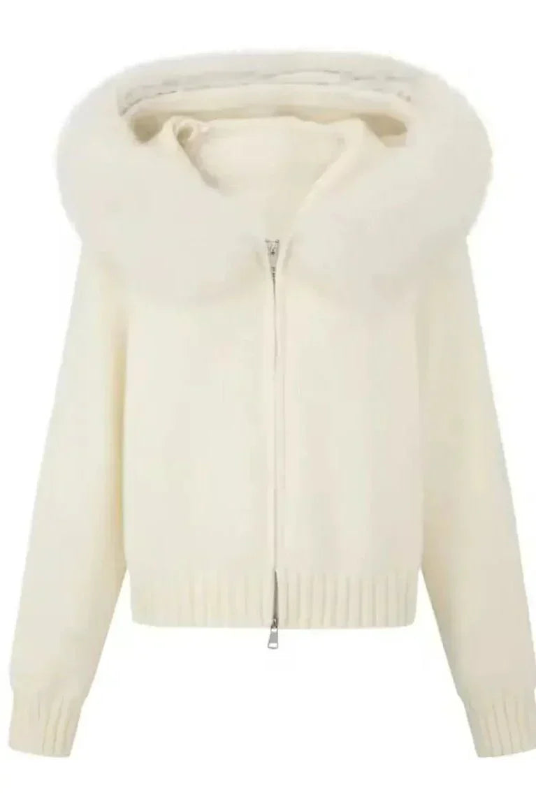 "Emilia" Fur Cardigan