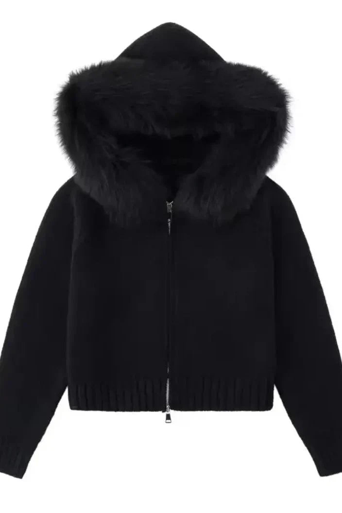 "Emilia" Fur Cardigan